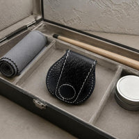Leather Chalk Bag Contrast Stitching Sport Gear Long-Lasting