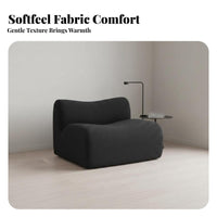 sweepd Bamboo-Joint Settee Minimalist aesthetic sectional Sofa Italian-Inspired plushLike Comfort for Families