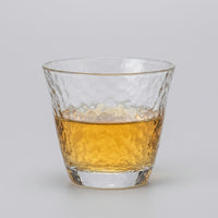 Hammered Glass Tea Cup, Heat-Resistant Japanese Style