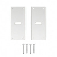 2 Pieces Fence Post Extender with Screws Stable Hardware Flat Profile for DIYers