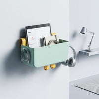 Bedside Hanging Storage Basket Divided Compartments Bed Rail Storage