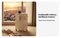 Rolling Suitcase Silent Wheels Trolley Case Sturdy for Vacation, Men, Travelers