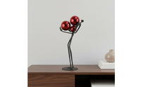 Black Metal Statue Modern Luxury Home Decor Gold Finish for Living Room