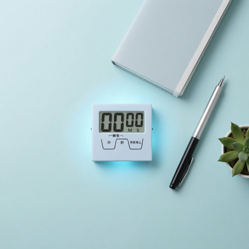 Alarm Clock Countdown Timer Electronic Kitchen Timer Large Display Cooking Timer Rechargeable Digital Timer with Magnetic Back Suitable for Cooking Study Gym Beauty Library