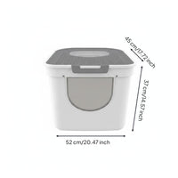 Cat Litter Box Odor Control Enclosed Cat Pet Waste Container Easy to Hygienic Pet Toilet for Cats