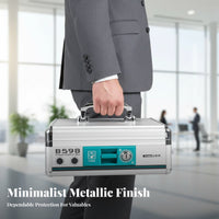 Portable currency Safe sturdy 3-digit code securing mechanism securing mechanism Safe Box Anti for Shop, Students