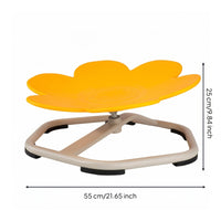 Flower Balance Chair Early Education Flower Shape Rotating Seat Coordination Training Children's Swivel Balance Stool for Kids, Sensory Space
