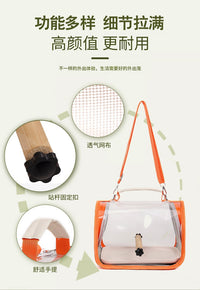 Bird Carrier Backpack with Ventilation for Small Birds
