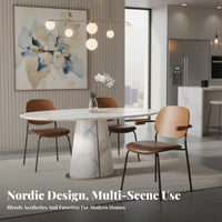 Table-Hooking Seat Modern Minimalist Contemporary Dining Chair Hangable Design Antiscrape Armrest Pads for Restaurant Owners