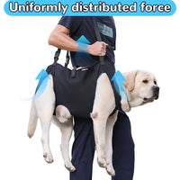 跨境宠物辅助带老年残疾犬手提康复牵引胸背狗狗受伤上下楼协助带