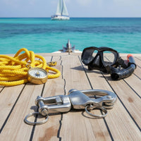 316 Stainless Steel Swivel Diving Quick Release Hook Heavy Duty Quick Release Snap for Boaters, Sailors, Boating