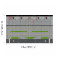 1:400 Aircraft Airport Background Simple Board to Clean Airport Diorama Mat Wear-Resistant
