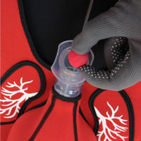 Heimlich Training Vest Chest Graphics Airway Obstruction Assistance Training Vest Black Trim Heimlich Maneuver for Adults