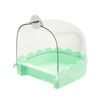 Bird Bath for Cage Hanging Bathtub, Bird Cage Accessory Bath Tub, Transparent Bird Bath Box for Small Birds, Budgie Bath Tub 