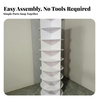 Rotating Shoe Rack Multifunctional 360° Revolving Shoe Rack Space Saving 360 Degree Rotating Shelf for Women, Fashion Lovers, Closet, Hallway, Bedroom
