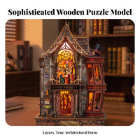 Touch-Sensitive DIY Wooden House Kit