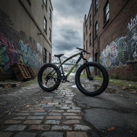 Wide-Tire Bike Double Disc Brakes Winter Terrain Bike Multi-Speed Multi-Terrain Bike for Rough Terrain