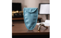Saxophone Accessory Pouch with Flap Double-Layer Saxophone Neck Pouch Soft for Saxophonists, Instrumentalists, Rehearsals, Music Lessons, Travel