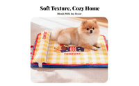 Soft Pet Sleeping Cushion Multi-Season Use Non-Slip Pet Mat Breathable Material Cartoon Dog Sleeping Pad for Dog, Small pet