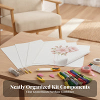 Neat Holes Rectangular Canvas Sheet Mesh Embroidery Canvas White