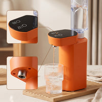 Compact Instant Hot Water Dispenser Countertop Hot Water Dispenser with Touch Control Quick Heating Appliance Space-Saving for Travelers, Students, Travel, Dorms, Office Desks