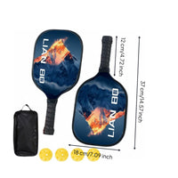 Fiberglass Pickleball Paddle Sweat Absorbent Pickleball Paddle Large Optimal