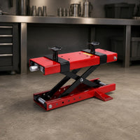 Motorcycle Lift Table Wide Deck Bike Repair Stand Non-Slip for Workshop, Garage