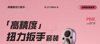 绿林粉色扭力扳手高精度力矩扳手自行车公路车便携式扭矩扳手套装