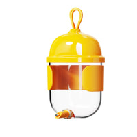 Touch-Activated Bird Water Dispenser Automatic Cage Water Dispenser Hanging Bird Waterer with Nozzle Transparent for Parrots, Budgies, Cockatiels, Aviary