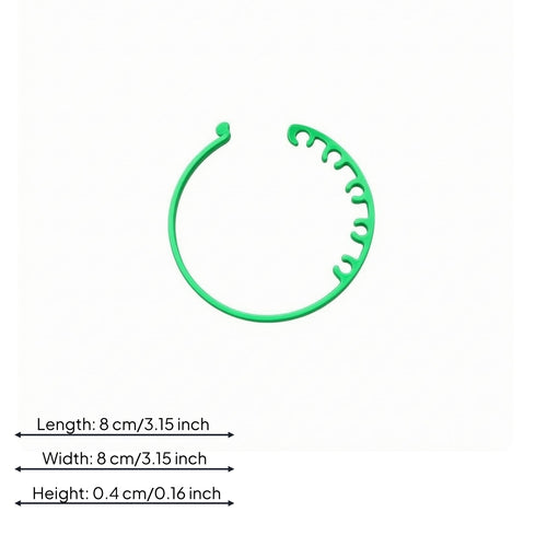 20 Pieces Hooked Plant Clip Rounded Plant Stem Support Clip Easy to Use