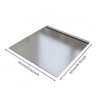 Lipped Board Easy to Clean Stainless Steel Chopping Board Sturdy