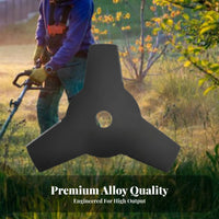 Carbide Tipped Trimmer Cutting Circular Grass Cutter Alloy Lawn Trimmer Disc for Gardeners, Landscapers, Garden, Yard, Farm