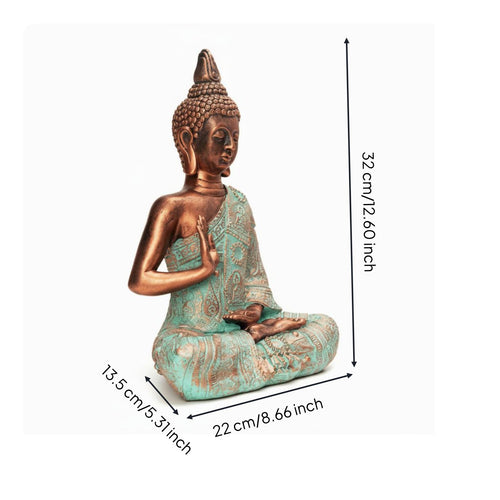 Buddha Statue Premium Workmanship Zen Decor Statue Antique Effect for Buddhists