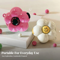 Rotating Weekly Box Portable everyday doses Organizer Moistureresistant closure