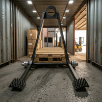 Container Unloading Drag Hook Triangular Drag Hook with Lifting Strap Anti-Slip for Warehouse Workers