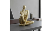 Abstract Human Statue Fine Workmanship Modern Art Statue Textured Surface