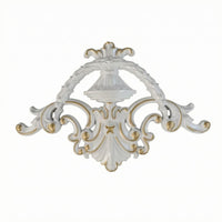 Openwork Floral Scroll Ornate Floral Corner Ornament Hollow Back