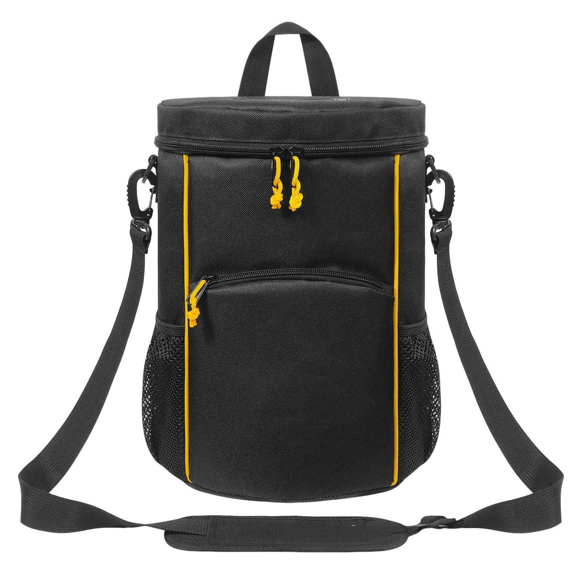 Pickleball Bag Waterproof Bottom Tennis Ball Holder Material Crossbody Ball Tote for Coaches, Training