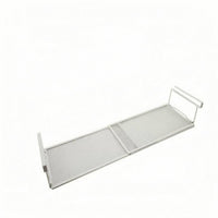 Desk-Perimeter Hanging Rack Powder-Coated Mesh Metal Drawer Space Saving