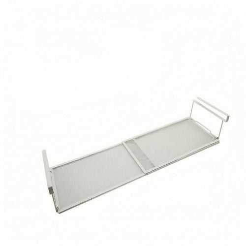 Desk-Perimeter Hanging Rack Powder-Coated Mesh Metal Drawer Space Saving