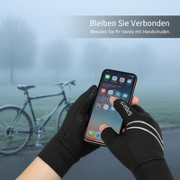 Winter Outdoor Warm Touchscreen Flip-Top Gloves for Cycling and Delivery