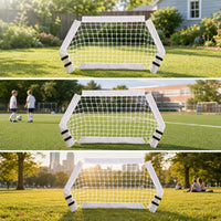 Kids Soccer Net for Outdoor Kindergarten Match Training, Portable Replacement Football Goal Net