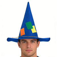 Wool Felt Witch Hat for Women Dark Wizard Hat for Halloween Costume Party