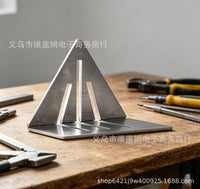 新品  斜方块米尺三角铁尺Miter Square三角铁尺测量工具五金量具