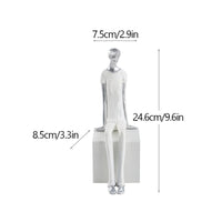 Shelf Sitter Minimalist Ornament Polished for Home Display