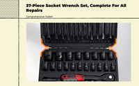 Ratchet socket set for car repairs