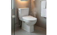 Mechanical Control Instant Heat Toilet Seat Quiet Close Square Toilet Seat Cover Warm Water Cleansing Bathroom Fixture