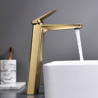 Light Luxury Brass Basin Faucet with Ceramic Valve Core