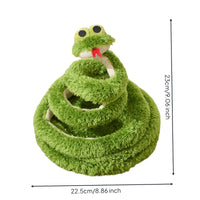 Snake Cat Toy Soft-Textured Spring Cat Toy Fuzzy Springy for Cats