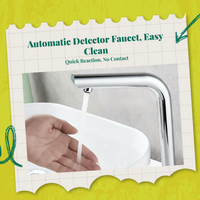 Infrared touchless faucet with mixer